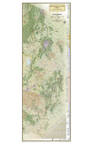 National Geographic Continental Divide Trail Laminated Wall Map