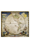 Map Of Discovery, Western Hemisphere, Tubed