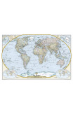 National Geographic Society 125th Anniversary World Map Folded And Poly-bagged