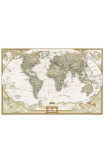 World Executive Map, Poster Sized, Boxed