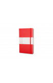 Moleskine Pocket Squared Hardcover Notebook Red