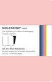 Moleskine Volant Pocket Plain Pink Magenta & Magenta 2-set
