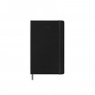 Moleskine 2024 12-month Weekly Horizontal Large Hardcover Notebook: Black
