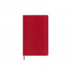 Moleskine 2025 12-month Daily Large Softcover Notebook: Scarlet Red