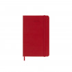 Moleskine 2025 12-month Daily Pocket Hardcover Notebook: Scarlet Red