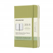 2019 Moleskine Notebook Lichen Green Pocket Weekly 18-month Diary Hard