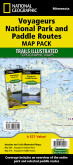 Voyageurs National Park And Paddle Routes [map Pack Bundle]