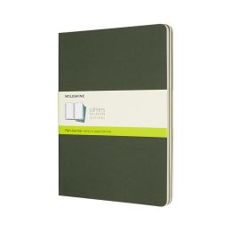 Moleskine Myrtle Green Extra Large Plain Cahier Journal (Set of 3)
