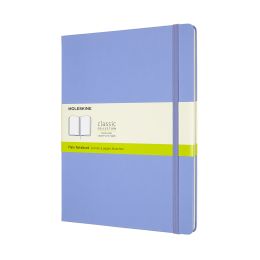 Moleskine Extra Large Plain Hardcover Notebook: Hydrangea Blue