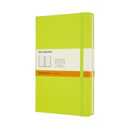 Moleskine Large Ruled Hardcover Notebook: Lemon Green