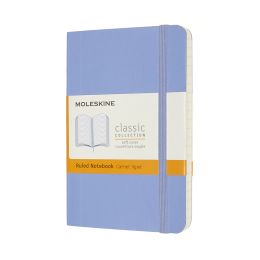 Moleskine Pocket Ruled Softcover Notebook: Hydrangea Blue