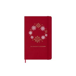 Moleskine Holiday Large Ruled Notebook: Scarlet Red