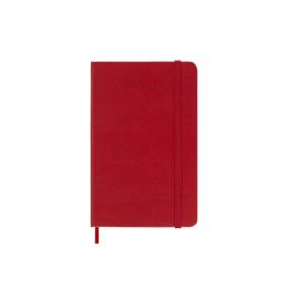 Moleskine 2026 18-Month Weekly Pocket Hardcover Notebook: Scarlet Red