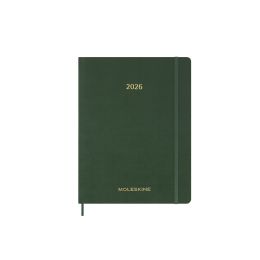 Moleskine 2026 13-Month Essential XXL Weekly Vertical Planner: Myrtle Green
