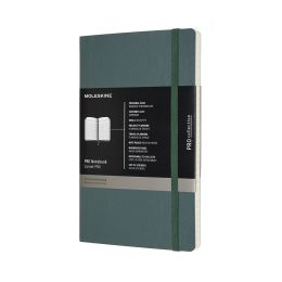 Pro Notebook Large Soft Forest Green