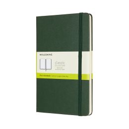Moleskine Large Plain Hardcover Notebook: Myrtle Green