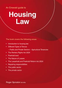 An Emerald Guide to Housing Law