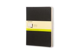 Moleskine Plain Cahier XL - Black Cover (3 Set)