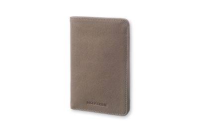 Moleskine Lineage Taupe Leather Passport Wallet