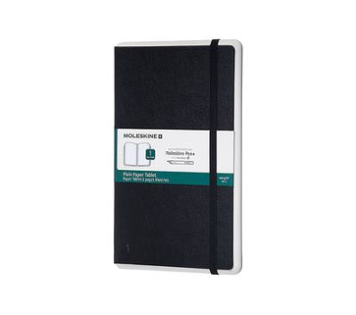 Moleskine Large Plain Hardcover Paper Tablet Black