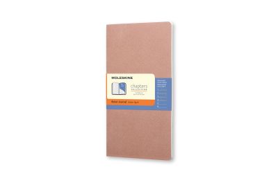Moleskine Chapters Journal Old Rose Slim Medium Ruled