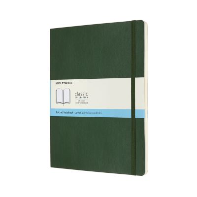 Moleskine Extra Large Dotted Softcover Notebook: Myrtle Green