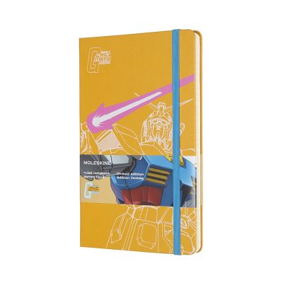 Moleskine Limited Edition Gundam Large Ruled Notebook: Yellow