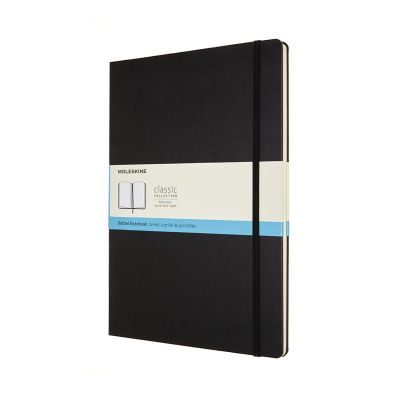 Moleskine Classic A4 Dotted Hardcover Notebook: Black