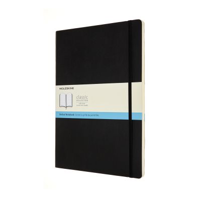 Moleskine Classic A4 Dotted Softcover Notebook: Black