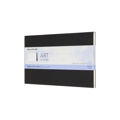 Moleskine Art Large Watercolour Block: Black