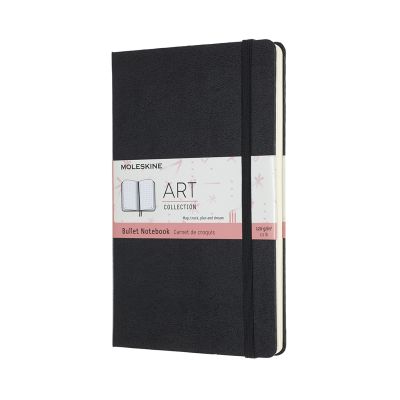 Moleskine Art Large Bullet Notebook: Black