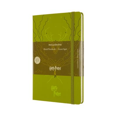 Moleskine Limited Edition Harry Potter Large Ruled Notebook: Book 3 Prisoner of Azkaban Light Green