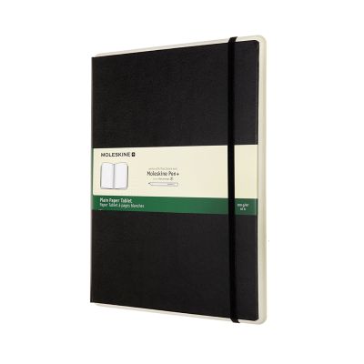 Moleskine Extra Large 01 Plain Hardcover Paper Tablet P+: Black