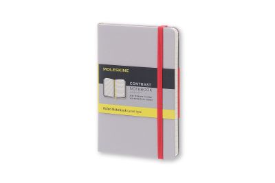 Moleskine Contrast Limited Collection Aster Grey Pocket Ruled Hard
