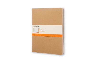 Moleskine Cahier Kraft Brown XXL Ruled Journal