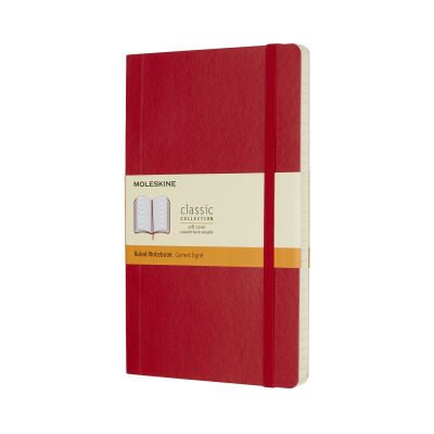 Moleskine Scarlet Red Large Ruled Notebook Soft