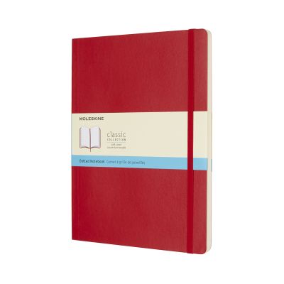 Moleskine Scarlet Red Extra Large Dotted Notebook Soft