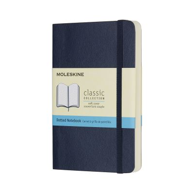 Moleskine Sapphire Blue Pocket Dotted Notebook Soft