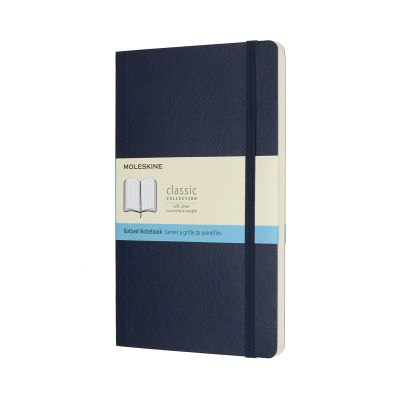 Moleskine Sapphire Blue Large Dotted Notebook Soft