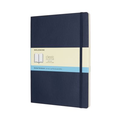 Moleskine Sapphire Blue Extra Large Dotted Notebook Soft