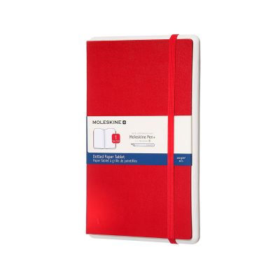 Moleskine Smart Writing Set Scarlet Red Paper Tablet Large Dotted Hard