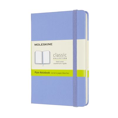 Moleskine Pocket Plain Hardcover Notebook: Hydrangea Blue