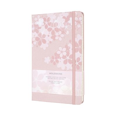 Moleskine Limited Edition Sakura Large Ruled Notebook: Dark Pink
