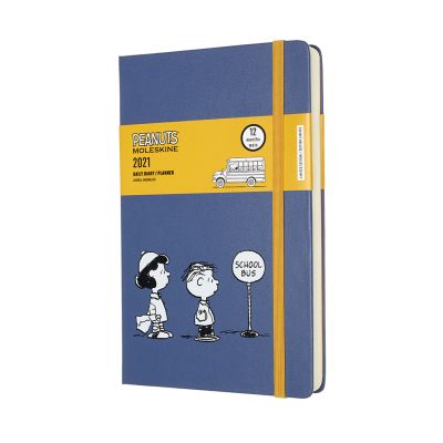 Moleskine Limited Edition Peanuts 2021 12-Month Daily Large Diary: School Bus