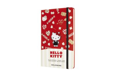 Moleskine Limited Edition Hello Kitty Large Ruled Notebook: Red