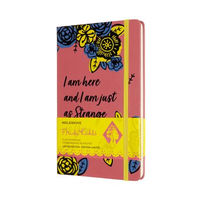 Moleskine Limited Edition Frida Kahlo Large Plain Notebook: Pink