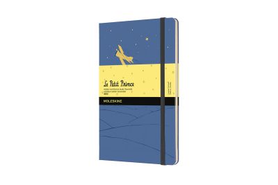 Moleskine Ltd. Ed. Petit Prince 2022 12-Month Weekly Large Hardcover Notebook: Forget-me-not Blue