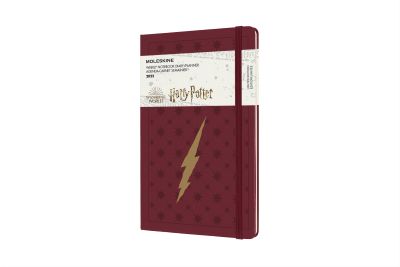 Moleskine Ltd. Ed. Harry Potter 2022 12-Month Weekly Large Hardcover Notebook: Bordeaux Red