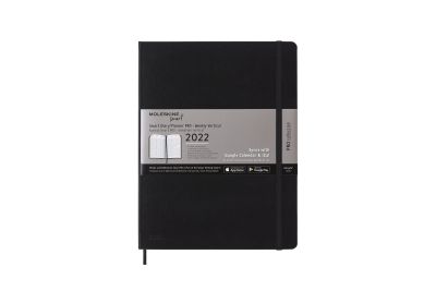 Moleskine 2022 12-Month Extra Large Weekly Pro Smart Planner: Black