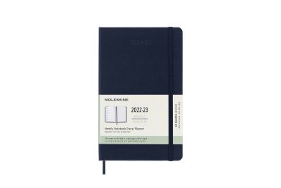 Moleskine 2023 18-Month Weekly Large Hardcover Notebook: Sapphire Blue